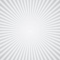 White-gray color burst background. Vector illustration