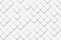 White and gray diamond mosaic pattern background ,Pattern monochrome diagonal square, abstract pattern background, 3d rendering