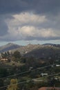 Beautiful Sky Series - Dramatic Clouds - Rural Scenery Royalty Free Stock Photo