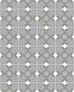 White and gray floral seamless pattern Background Traditional Arabic geometric ornament