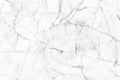 White (gray) marble texture, detailed structure of marble in natural patterned for background and design. Royalty Free Stock Photo