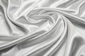 White gray satin fabric silk background Royalty Free Stock Photo