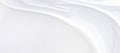 White gray satin texture that is white silver fabric silk panorama background . Royalty Free Stock Photo