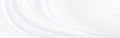 White gray satin texture that is white silver fabric silk panorama background with beautiful . Royalty Free Stock Photo