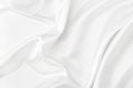 White gray satin texture that is white silver fabric silk background. Royalty Free Stock Photo