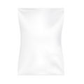 White gray snack pack bag