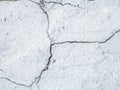 White and gray textured wall with cracks Royalty Free Stock Photo