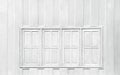 White gray wood window and plank wall in vertical background Royalty Free Stock Photo