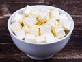 White greek cheese Royalty Free Stock Photo