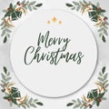 White green Simple Merry Christmas Instagram Post Ready To PRINT