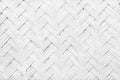 White grey bamboo weaving pattern, old woven rattan wall texture for background and design art work Royalty Free Stock Photo