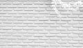 White and grey brick wall texture background with space for text. White bricks wallpaper. Home interior decoration. White leaves Royalty Free Stock Photo