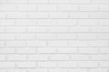 White grey brick wall texture with vintage style pattern for background and design art work Royalty Free Stock Photo