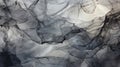 White and Grey Cracked Marble Texture Abstract Fluid Art Background Royalty Free Stock Photo