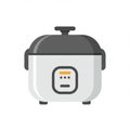 White and Grey Electric Rice Cooker Royalty Free Stock Photo