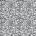 White on grey leopard print seamless repeat pattern background Royalty Free Stock Photo