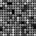 White Grey Shades Dots Abstract Background