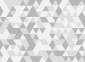 White and grey triangle tiles texture, seamless pattern
