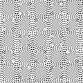 White grill, reticular pattern of crisscross, zig zag lines. Symmetric grid, mesh of lines with camber, arc effect. Cells of