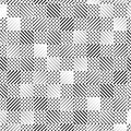 White grill, reticular pattern of crisscross, zig zag lines. Symmetric grid, mesh of lines with camber, arc effect. Cells of