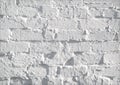 White grunge brick wall background