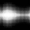 White grunge halftone spot. Black and white circle dots texture background. Spotted vector abstract texture