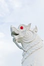 The white guardian singha Royalty Free Stock Photo