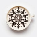 Snow Flower Latte Design: Mind-bending Patterns And Meticulous Detail