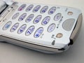 White handy phone Royalty Free Stock Photo