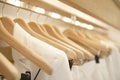 White on Hangers Royalty Free Stock Photo