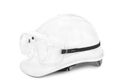 White hard hat and googles Royalty Free Stock Photo