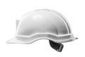 White hard hat isolated on white Royalty Free Stock Photo