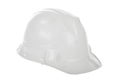 White hard hat isolated on white Royalty Free Stock Photo