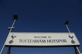 White Hart Lane welcome board Royalty Free Stock Photo