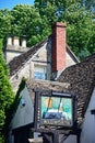 White Hart Pub sign, Castle Combe.