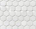 White Hexagon Tile Pattern Background. Modern. Royalty Free Stock Photo