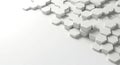 Abstract White Hexagonal Grid Background Royalty Free Stock Photo