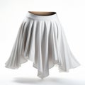 White High Asymmetric Skirt: A Stunning Piece Of Fashion