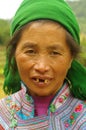 White Hmong woman