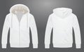 White hooded garment Royalty Free Stock Photo