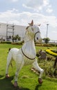 The white horse figurine