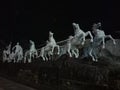 White horse statue in Pati Royalty Free Stock Photo