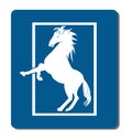 White Horse Vector Logo