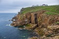 Hotel near a Cornish rocky cliff edge