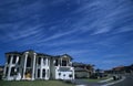 White house and blue sky Royalty Free Stock Photo