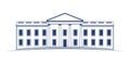White House building Royalty Free Stock Photo