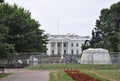 White House Building with Andrew Jackson Statue from Washington District of Columbia USA Royalty Free Stock Photo