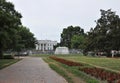 White House Building with Andrew Jackson Statue from Washington District of Columbia USA Royalty Free Stock Photo