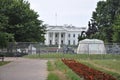 White House Building with Andrew Jackson Statue from Washington District of Columbia USA Royalty Free Stock Photo