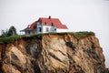 White House on the cliff Royalty Free Stock Photo